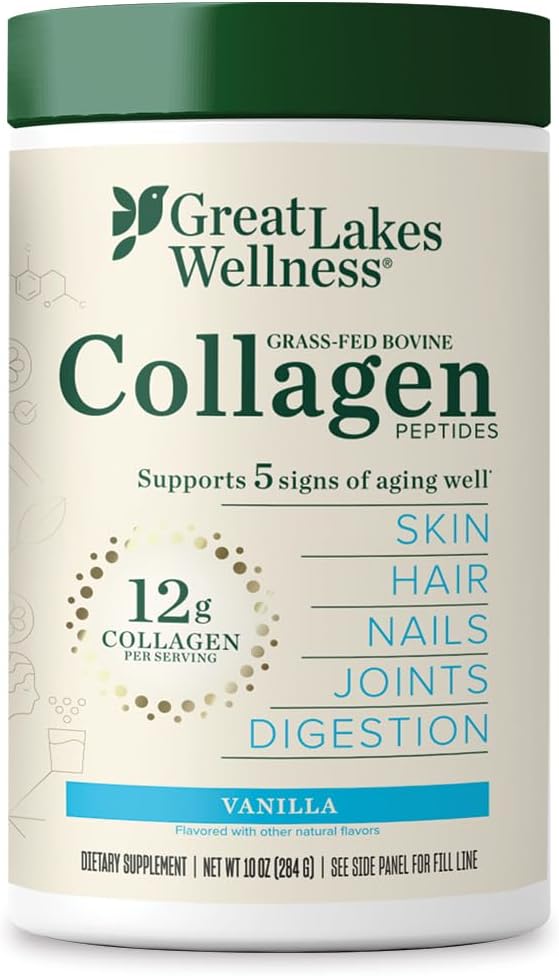 Great Lakes Gelatin, Collagen Hydrolysate, Kosher, 16 oz. 2 Pack Health & Household
