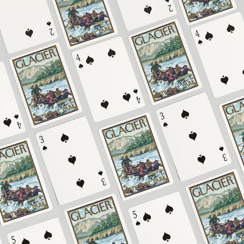 Baraja de póker White Water Rafting, 52 cartas miniatura 4