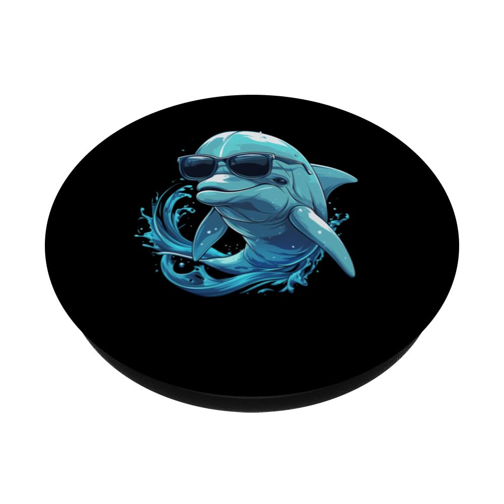 Dolphin PopSocket PopGrip - Cute Dolphin Picture Phone Grip & Stand