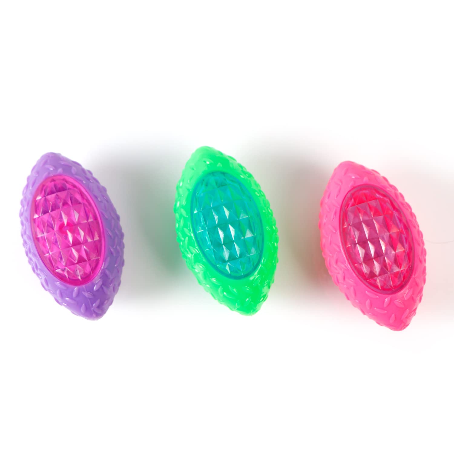 Woofy Durable Non Toxic Natural Rubber Rugby Ball with LED Light Squeaky Sound Toy Ideal for Playing and Chewing Aggressive Chewers Dogs and Puppies (Multicolor, Pack of 1 Piece) (B0C6MRX126) Amazon Price History, Amazon Price Tracker