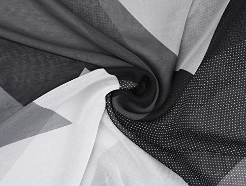 uxcell Chiffon Shawls Long Geometric Style Beach Scarf Swimwear Wrap Scarves for Women3