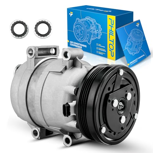 Image of PHILTOP AC Compressor Compatible with 1997-2004 Chevy Corvette, Air Conditioning Compressor