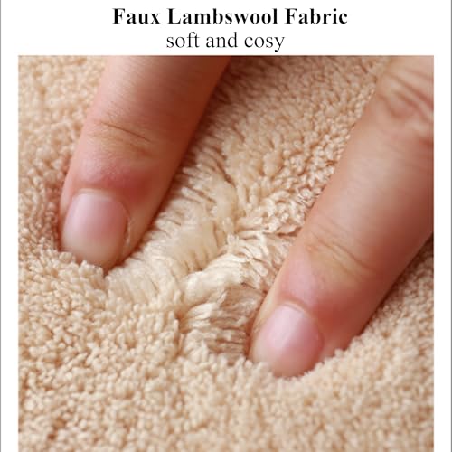 Tapis lavable qui ne perd pas ses poils bordeaux - 3