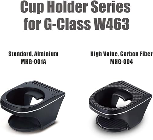 Miniatura 6 de AZUTO Portavasos para Mercedes-Benz Clase G G-Wagen W463, ajuste y acabado personalizados, diseñado y ensamblado en Japón, MHG-001