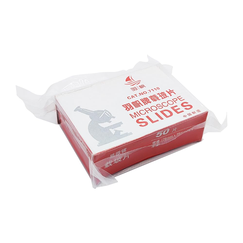 1 Packs 1mm Thickness Cavity Glass Single Concave Microscope Glass Slides Reusable Laboratory Blank Sample (7110)