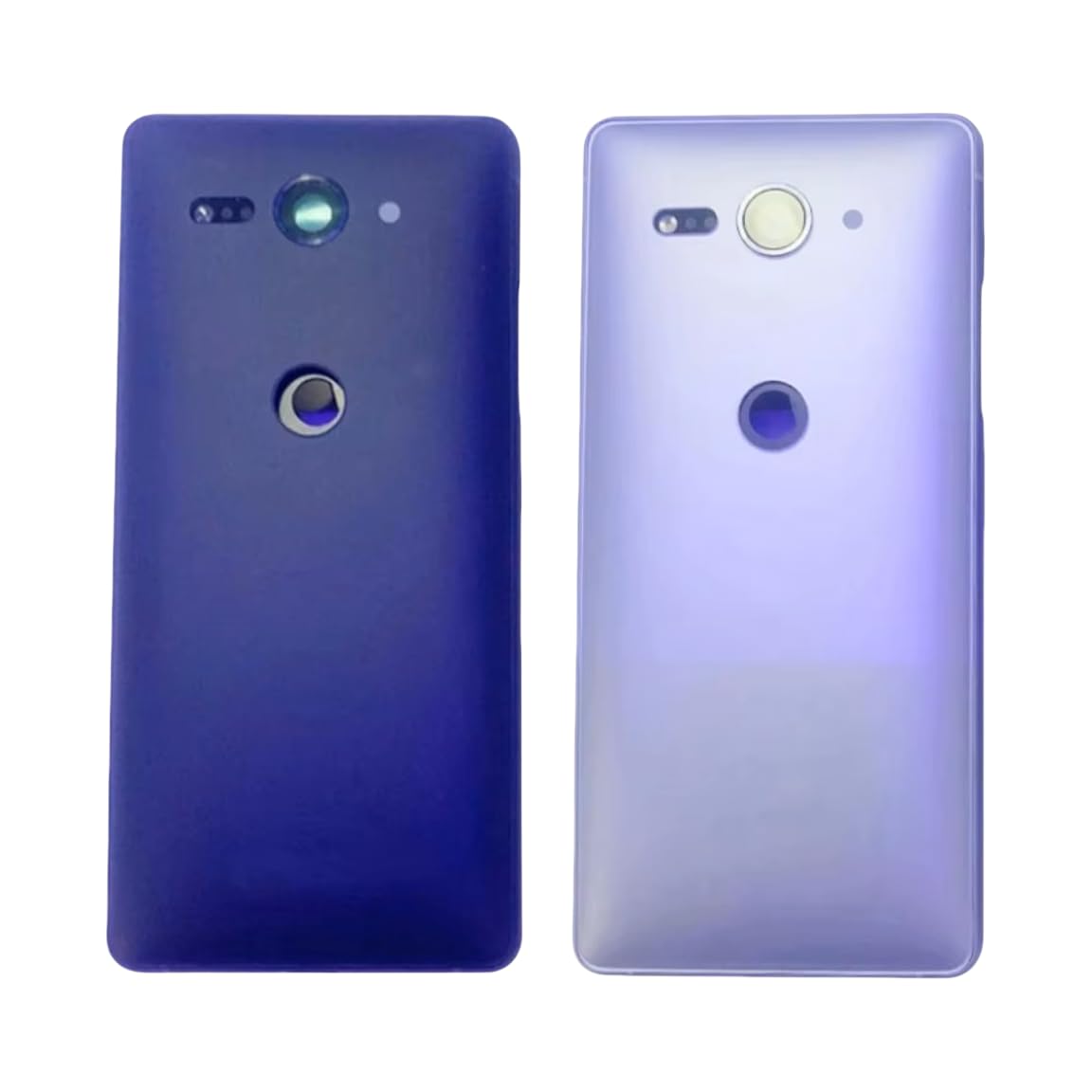 Vitre arrière pour Sony Xperia XZ2 Compact H8324 cache batterie bleu - 5