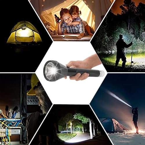 Image of Bright Light 100W Laser Led Torch New 2 in 1 800M Long Range Beam Long Press for Blinker 4 Modes Waterproof Rechargeable Battery Penlight Waterproof Light Led Flashlight Torch, Aluminum