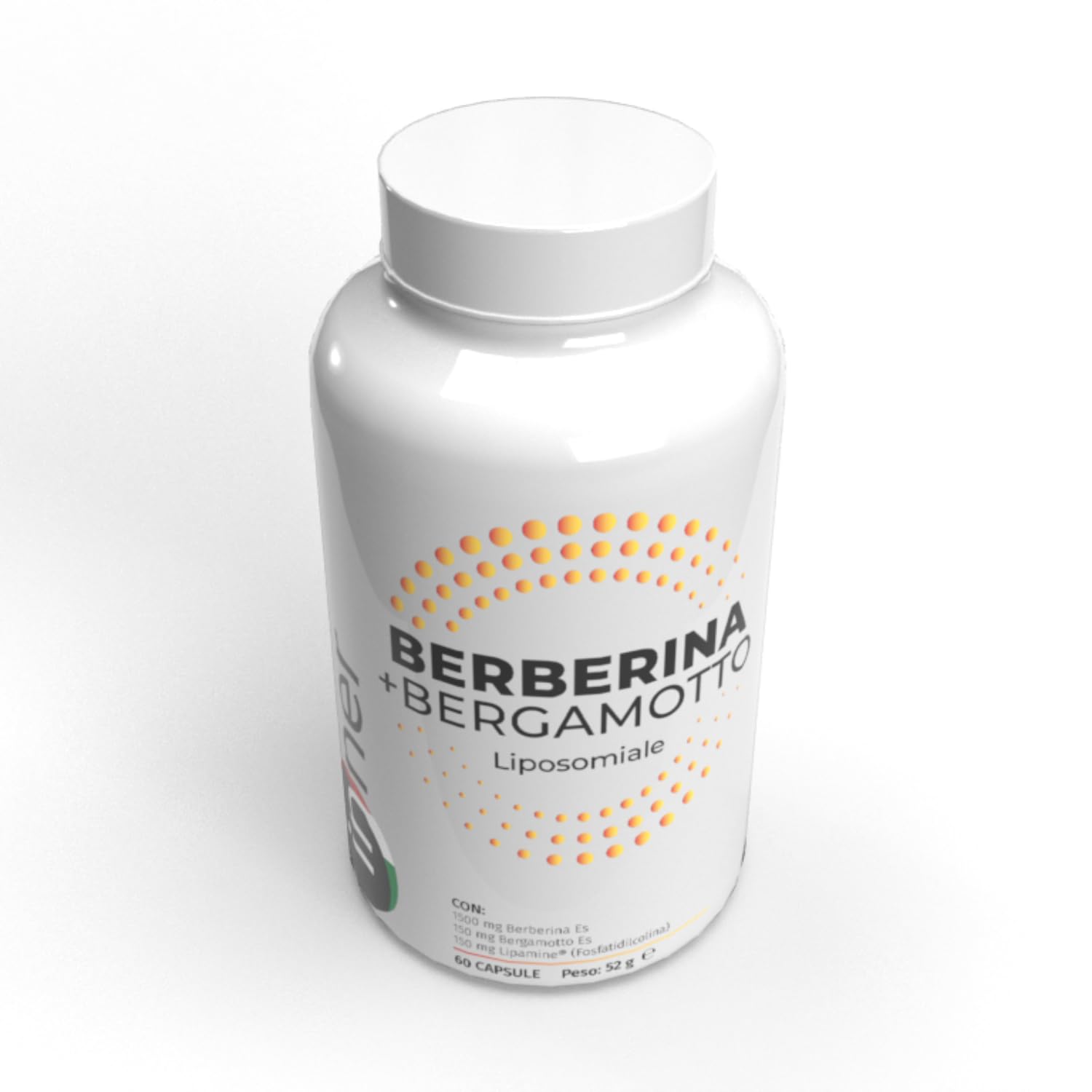 Inner Berberina + Bergamotto Liposomiale 60 Capsule – Integratore Naturale ad Alta Biodisponibilità per il Benessere Cardiovascolare – Supporto per Cuore Sano e Salute dell'Intestino