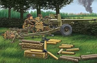 Bronco OQF 6 Pdr Anti-Tank Mk. IV on Carriage Mk. III (airborne) w/ Crew 1/35 scale