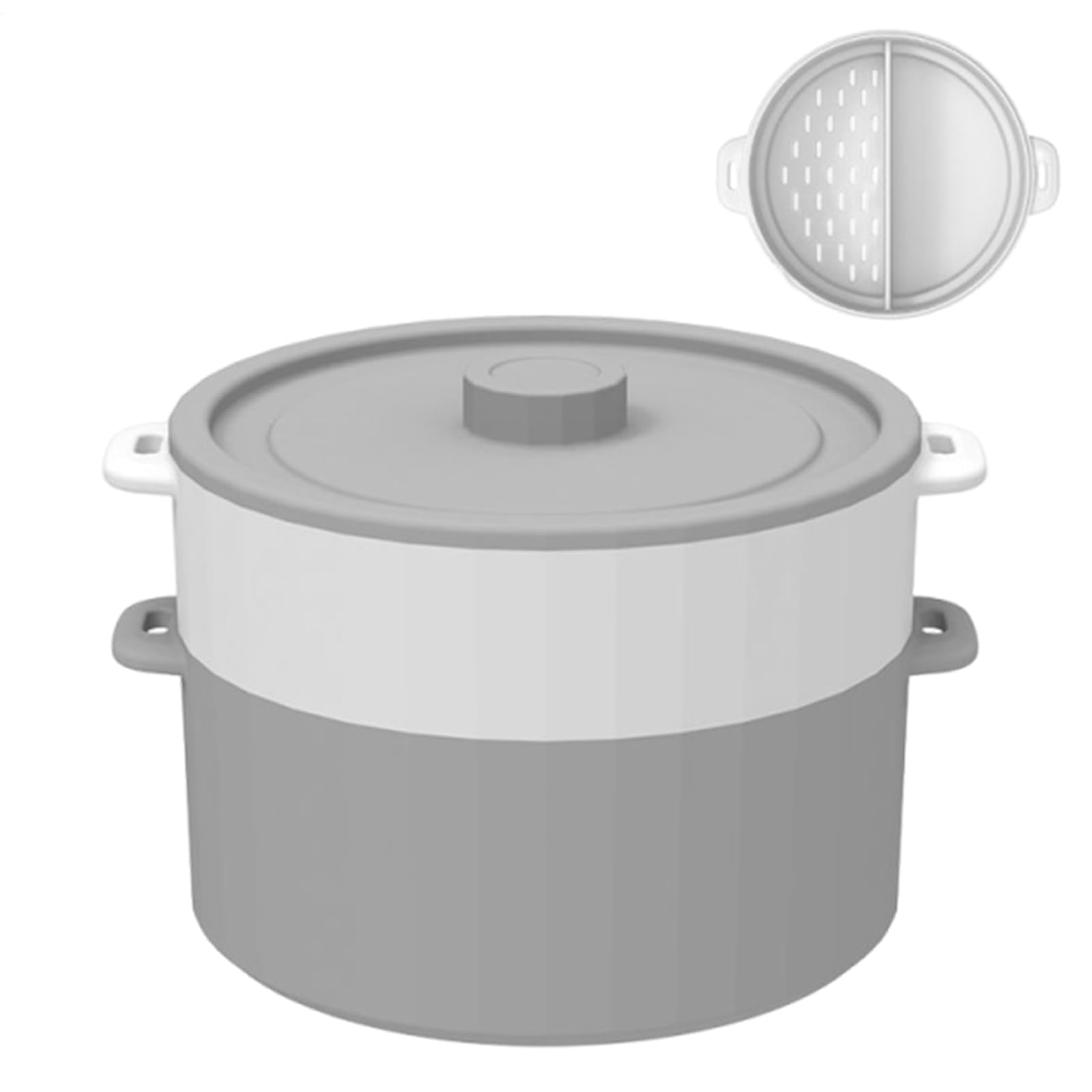 Cuit-Vapeur Micro-Ondes Silicone Pliable Anti-Adhésif Bol Cuisine Maison Légumes