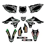 ENARUI Graphics Kit Decals Stickers for 2013 2014 2015 2016 Kawasaki KX250F KX 250F KXF 250 and Free Custom Number
