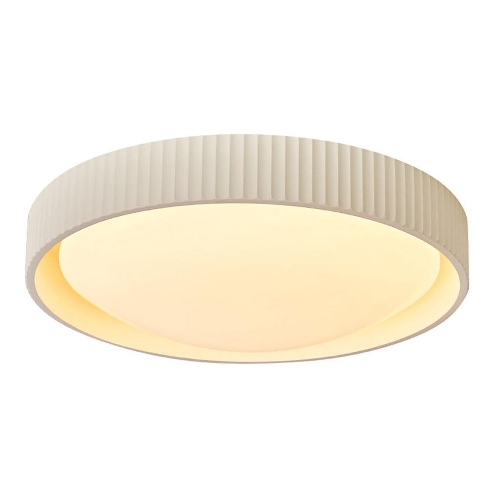 DUddTTW LED Ceiling Light Fixture Dimmable Ceiling Lamp Milky White Close to Ceiling Light 3000K-6000K Flush Mount Lighting Chandelier
