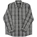 John Henry Men's Long Sleeve Shadow Castlerock Plaid Woven Shirt