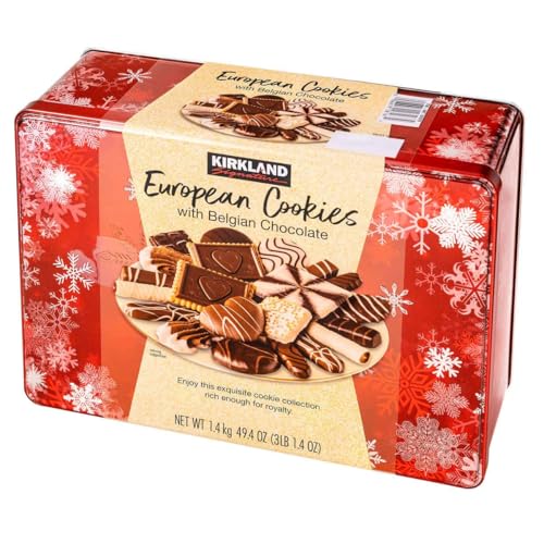 Kirkland Signature European Cookies with Belgian Chocolate, Holid...