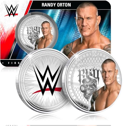 FANTASY CLUB Randy Orton WWE 32 mm Official Collectible Coin – Tribute to The Legend Killer and Multi-Time Champion – Limited Edition for Fans and Collectors