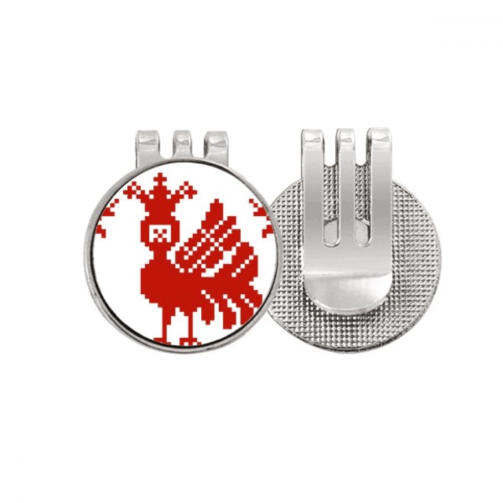 Marqueur de balle de golf rouge pour ne plus perdre sa position - 4