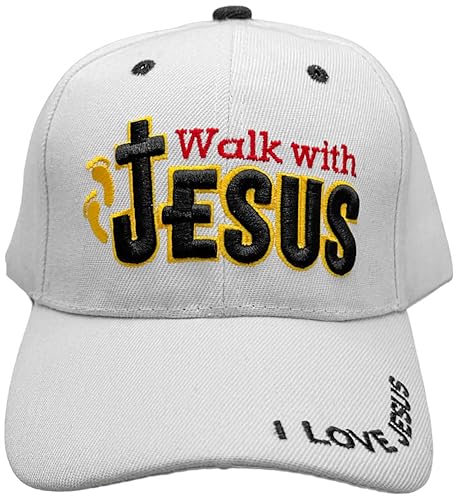 Image of Black Duck Brand Embroidered Walk with Jesus Adjustable Baseball Cap - Multiple Colors Available