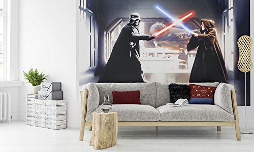 Komar 007-Dvd3 Star Wars Vader Vs Kenobi Wallpaper, Assorted Colours #TOP9