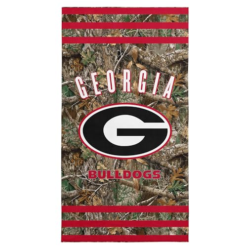 Northwest NCAA Georgia Bulldogs Beach Towel, Sand Free, Soft, Absorbent