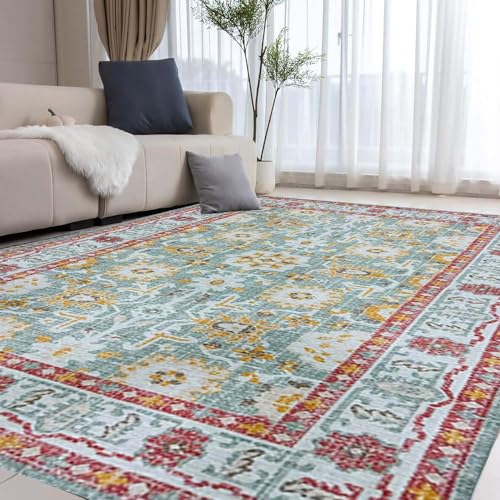 Image of Urban Space 3D Digital Printed Luxury Chenille Carpet Rug for Living Room, Bedroom Super Soft Floor Rug with Anti Slip Backing, Modern Carpet (4ft x 6ft - ACR002)