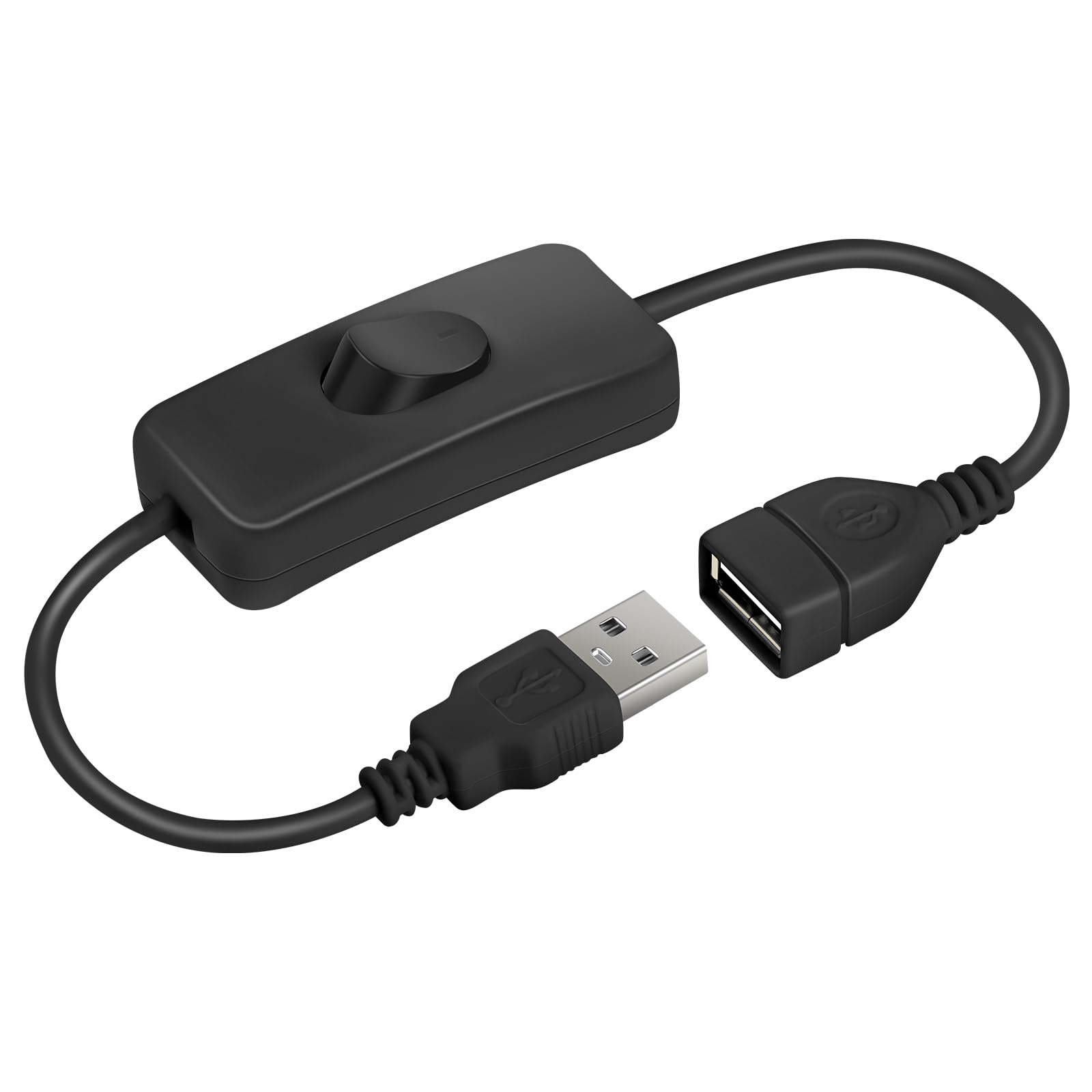 BENACES USB-Kabel Mit Schalter, 3 Stück – Stecker Auf Buchse, Ein/Aus Für Fahrkamera, Lampe