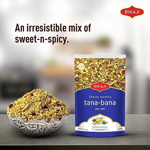 Image of Bikaji Tana Bana Khatta Meetha 1kg (Pack of 2)