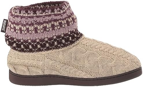 MUK LUKS Women's Rochelle Slipper, Oatmeal, X-Large | Image 5