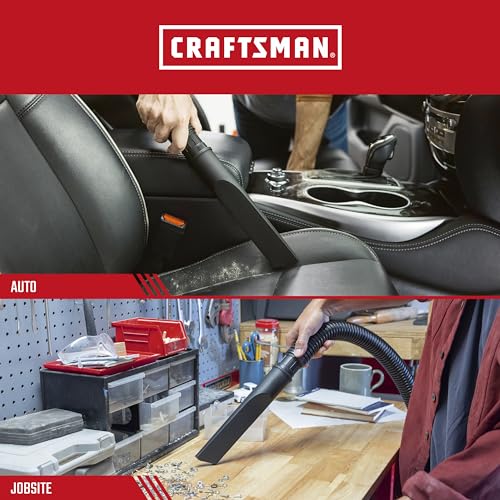 CRAFTSMAN CMXZVBE38680 1-7/8 in. Crevice Tool Wet Dry Vac Attachment, Industrial-Grade Shop Vacuum Accessory for Cleaning Tight Spaces, Fits 1-7/8 in. Hose Diameter - Thumbnail 4