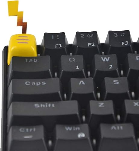 Miniatura 2 de Hidetaka - Teclas de juego personalizadas hechas a mano para Cherry MX Switches Teclado mecánico para juegos (Pikachu)