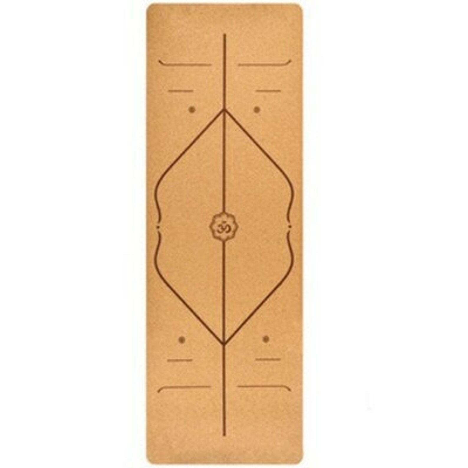 Alfombrilla de yoga antideslizante para pilates deportivo, esterilla de yoga, esterilla de gimnasia, corcho