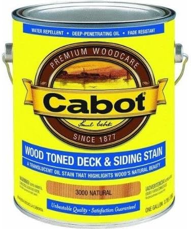 Exterior Stain, Natural, Toned Flat, 1 gal.