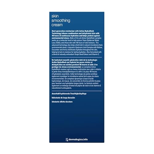 Dermalogica Skin Smoothing Cream 100ml - innovative Moisturizer spendet 48 Stunden langanhaltende Feuchtigkeit. Geeignet für normale, Mischhaut, feuchtigkeitsarme Haut.