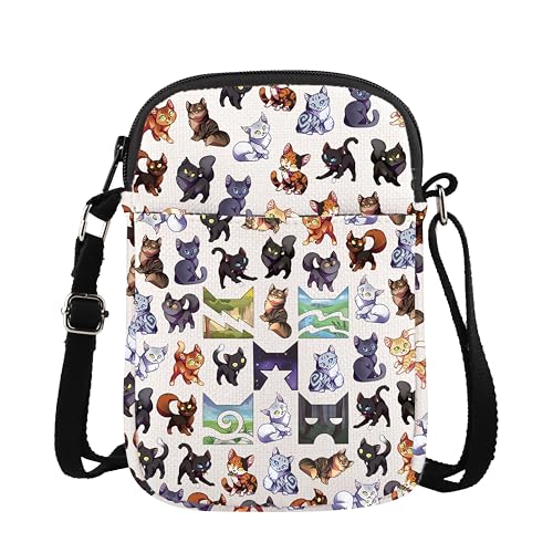 Funny W Cats Crossbody Bag Cute B-uestar Cats Gift Join The Revolution Burn It Down Crossbody Bag Shadow-clan Cat Merch