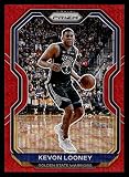 2020-21 Panini Prizm Prizms Ruby Wave #34 Kevon Looney Golden State Warriors NBA Basketball Trading Card