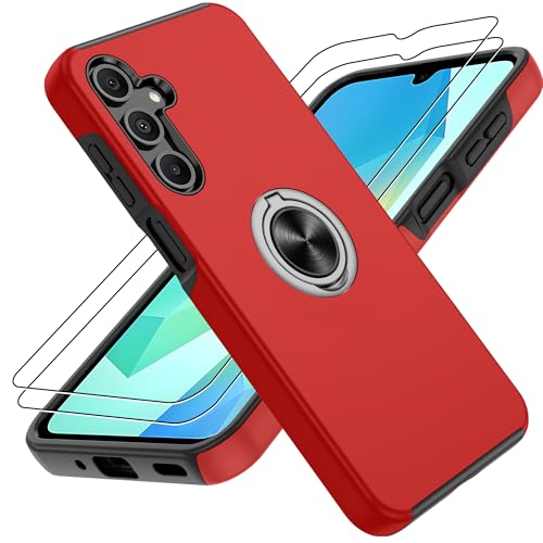 Coque Samsung Galaxy A16 5G antichoc rouge pour éviter les bris d'écran et chutes