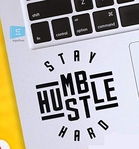 SIGN EVER Stay Humble Stay Hard Adventure Quotes Laptop Trackpad Stickers Laptop Skins and All Models Decals Vinyl L x H 8.50 cm x 8.50 cm Pack of 2 (B083RDP8LR) Amazon Price History, Amazon Price Tracker
