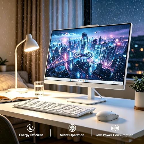 Image of Lenovo A100 24 inch FHD IPS All in One Desktop for Home&Office Core i3 N305