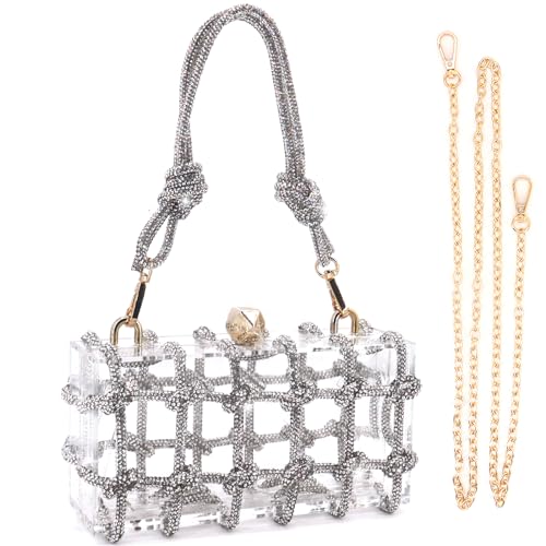 Pochette en acrylique transparent de qualité premium pour cérémonie
