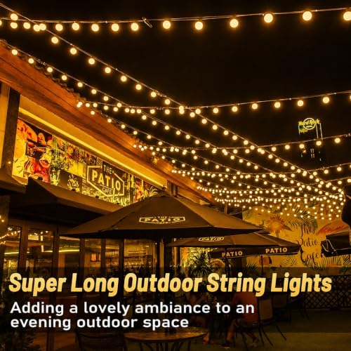 Image of One94Store Globe Warm White LED String Lights 5M | 12 Waterproof Decorative Hanging Bulbs | Outdoor & Indoor String Lights for Balcony, Garden, Patio, Backyard, Party, Wedding & Home Decor