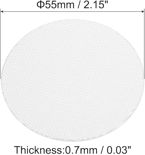 Miniatura 2 de PATIKIL Revestimiento de tapa de papel de aluminio de 2.165 in2.15 pulgadas, 150 revestimientos de sellado térmico resistentes por inducción de