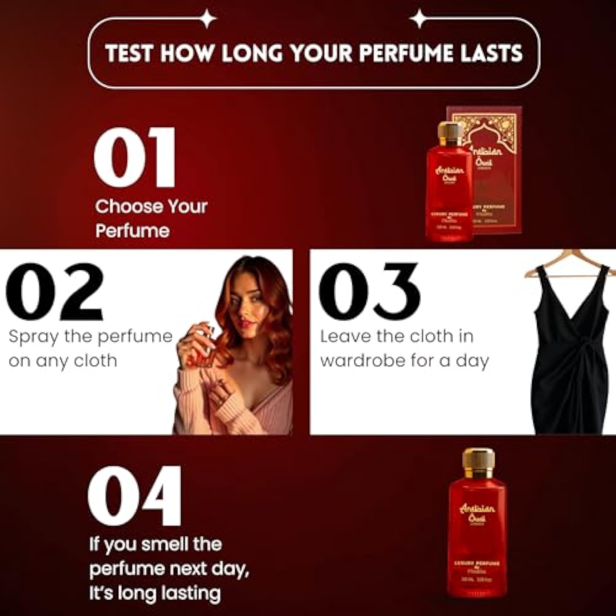 Arabian Oud 100ml Eau de Parfum, Long Lasting Fragrance