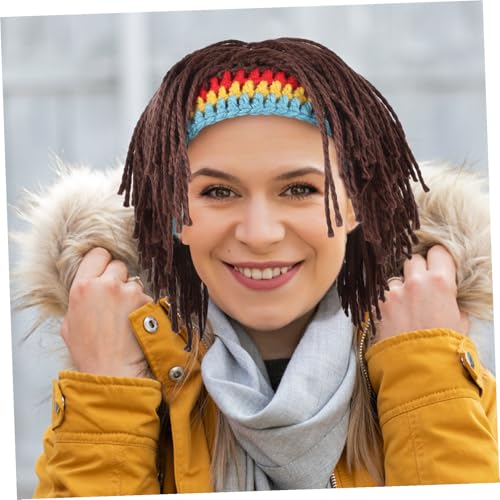 Gorro de rastas BESPORTBLE para abrigarse del frío con humor 6