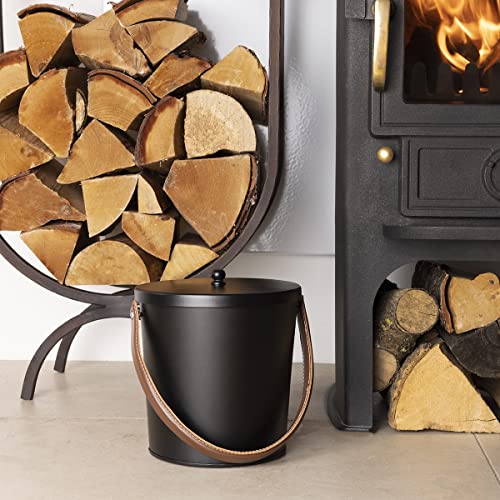 Charles Bentley Snug Plum Ash Bucket Black Iron