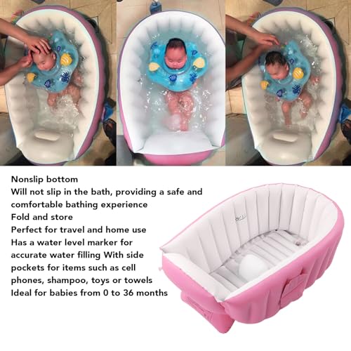 Baignoire gonflable pour bébé compacte idéale pour la cabine de douche - 5