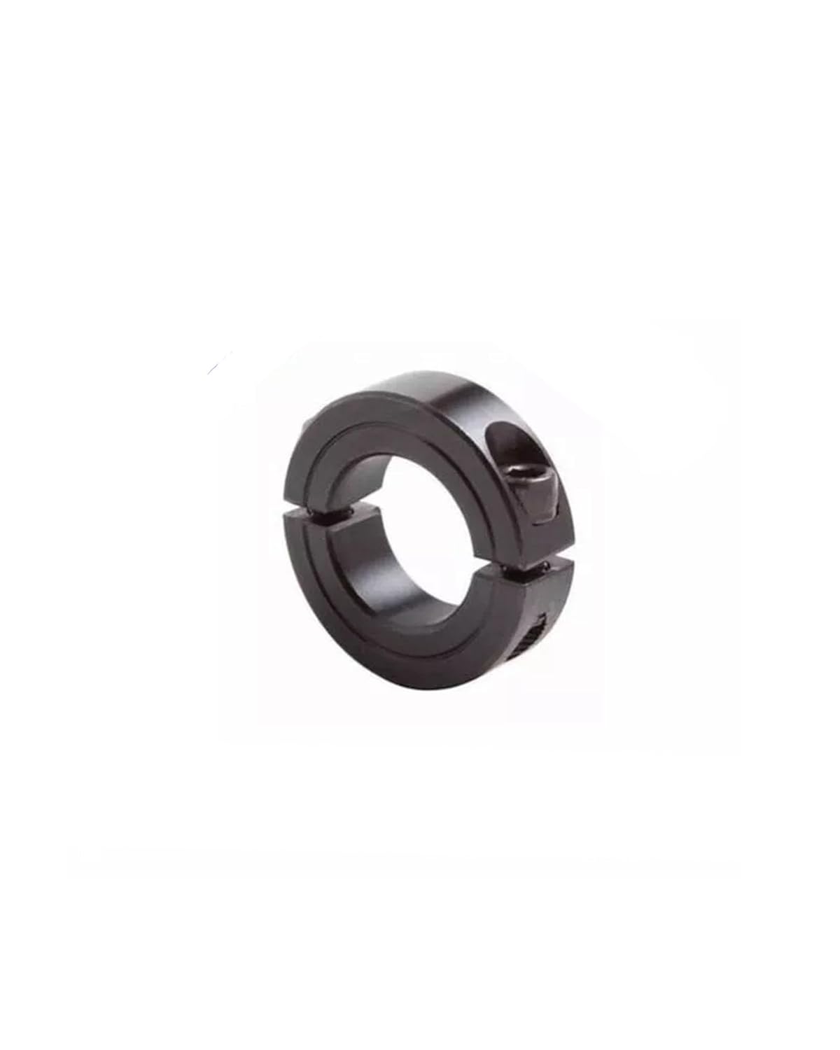 2 7/16" Bore Double Split Shaft Collar - Clamping Shaft Collar - Double Split Clamping Collar - Black Oxide Finish (2, 2-7/16")