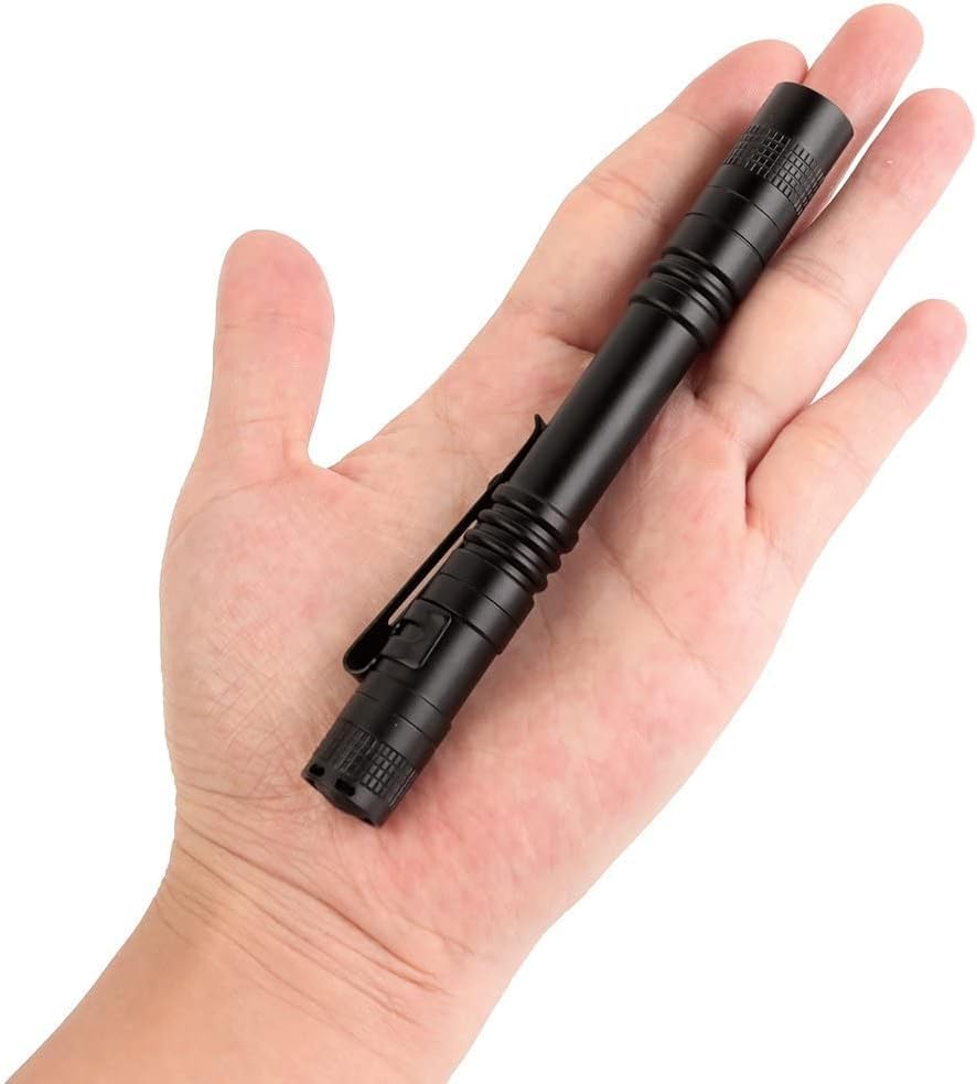 MODOAO Pen Torch, Mini LED Pocket Flashlight, 10 Pack Slim Torch Design for Precision Inspection Mechanical Repair - Image 3