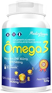 Ômega 3. com120 capsulas (DHA 360 EPA 540) 1400mg original