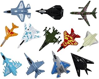 YMCtoys Airplane Toys Set of Die Cast Metal Military Themed Fighter Jets