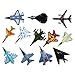 YMCtoys Airplane Toys Set of Die Cast Metal Military Themed Fighter Jets for Kids, Boys or Girls - Great Gift, Party Favors or Cake Toppers