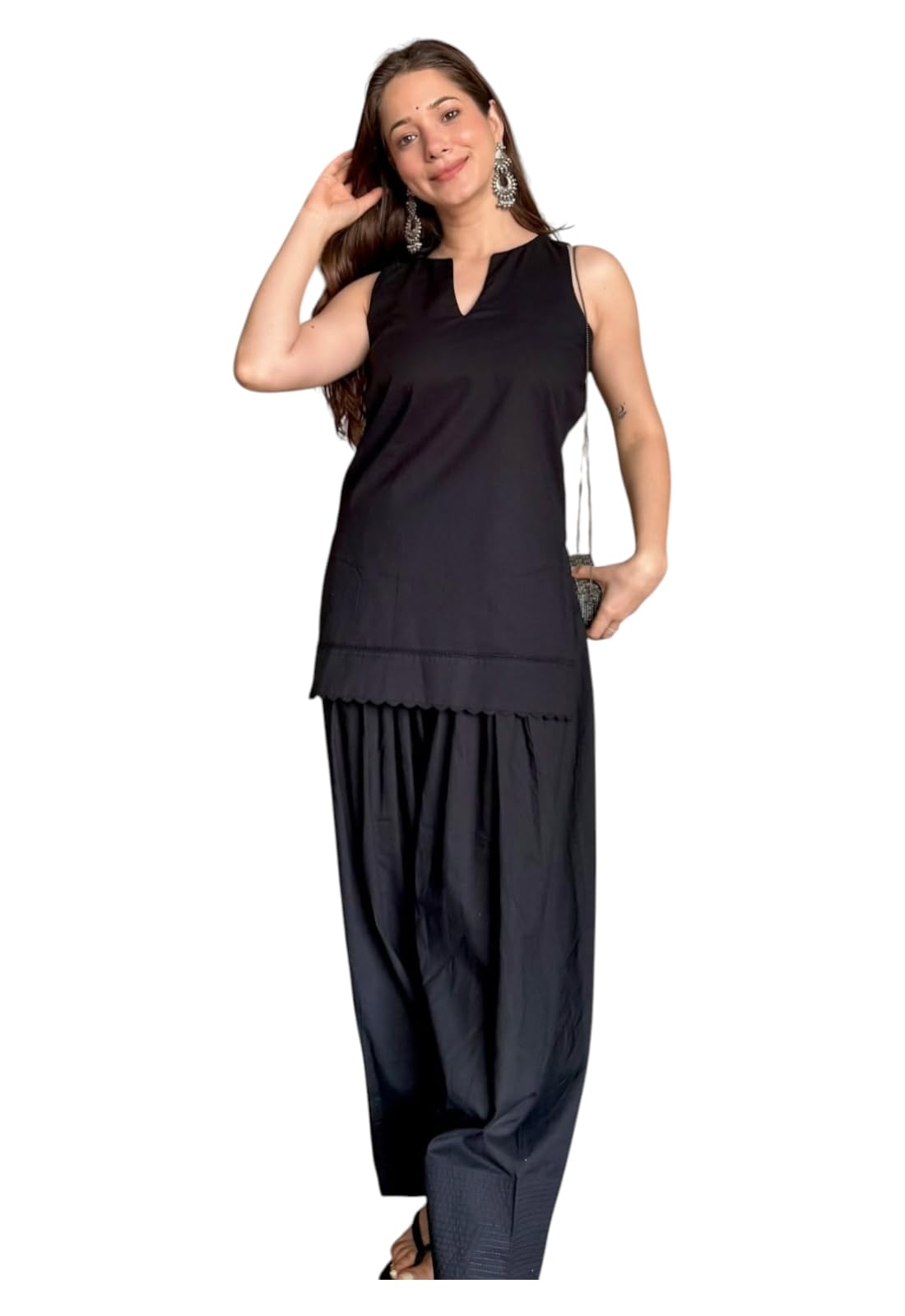 lookmark Women's Rayon Printed Kurta Set with Farshi Salwar | Traditional Ethnic Co-ord Set for Women | Office, Casual Wear-picture-31